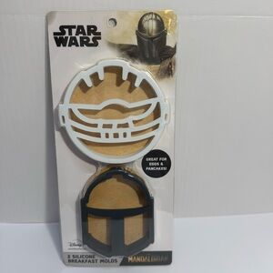 Star Wars Mandalorian Egg Pancake Baby Yoda Silicone‎ Breakfast Molds NEW